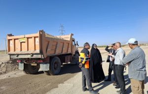 ۵ کیلومتر از محور شادمهر – کاشمر آماده آسفالت شد