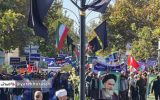 فریاد استکبارستیزی مردم کاشمر در راهپیمایی ۱۳ آبان
