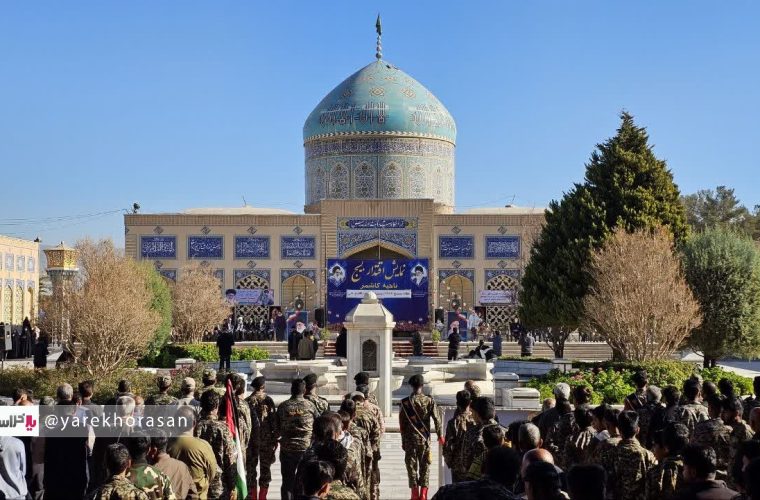 نمایش اقتدار بسیجیان در کاشمر